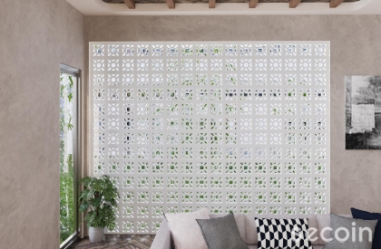 Vách ngăn gạch bông gió